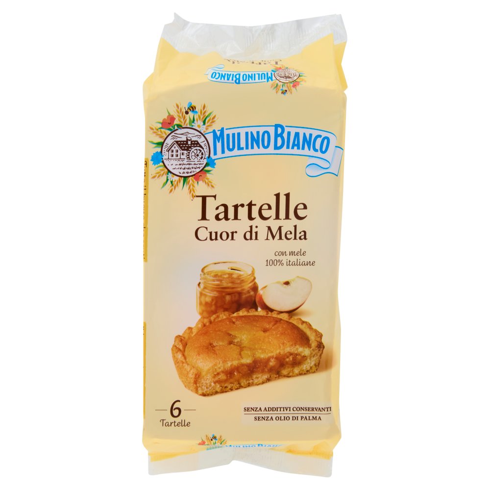 Mulino Bianco Tartelle Cuor di Mela Pz.6 Gr.288