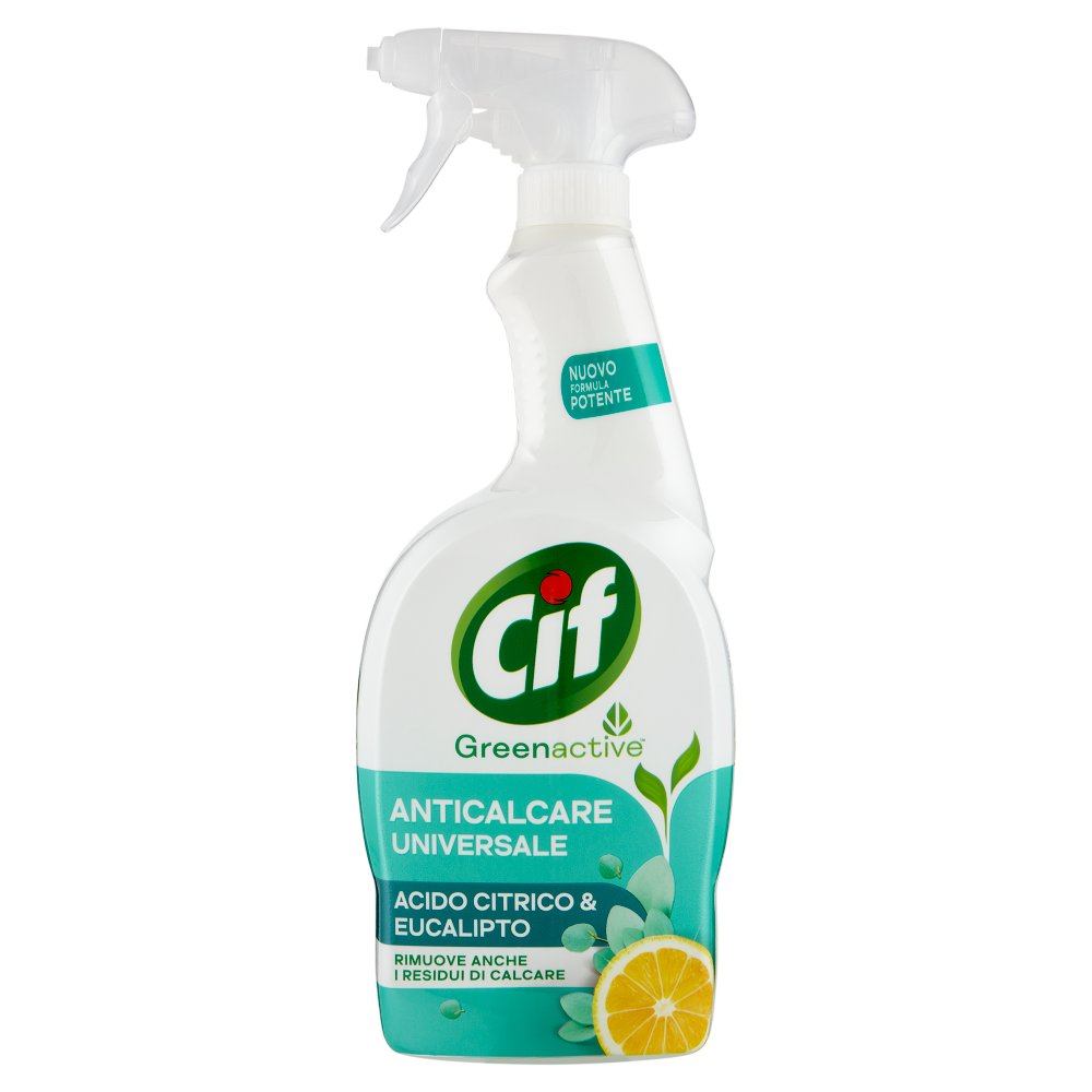 Cif Greenactive Anticalcare Universale Acido Citrico ed Eucalipto Ml.650