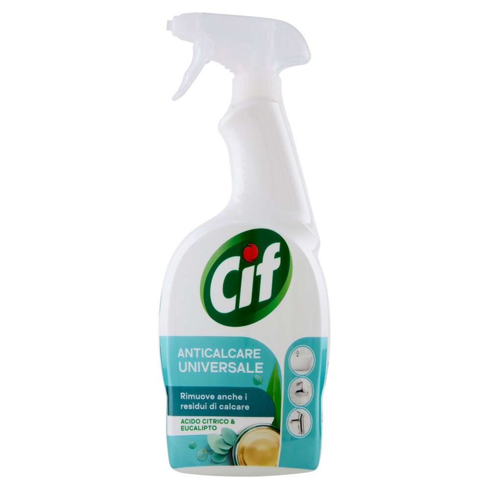 Cif Greenactive Anticalcare Universale Spray Acido Citrico ed Eucalipto Ml.650