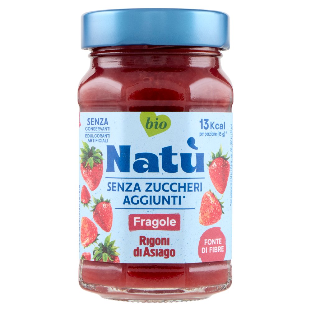 Rigoni di Asiago Natù Bio Senza Zuccheri Aggiunti Fragole Gr.240