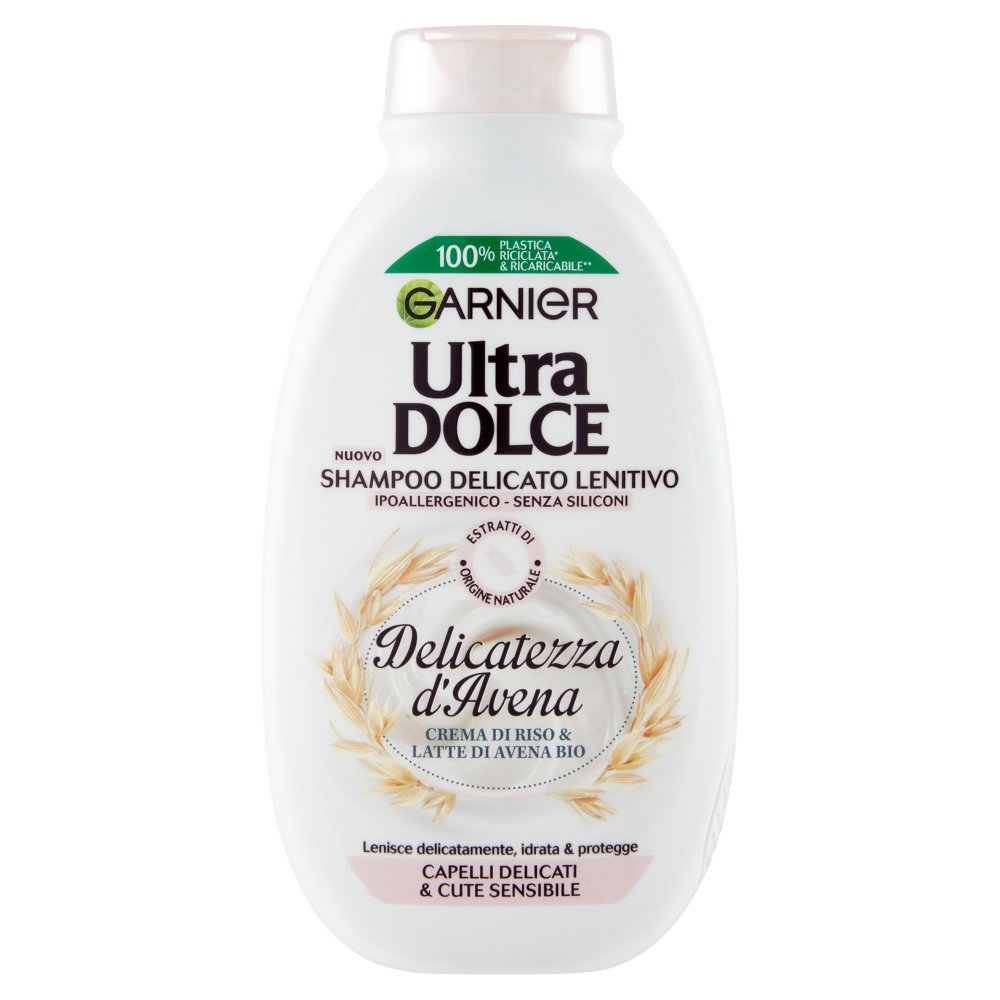 Garnier Ultra Dolce Shampoo Lenitivo Delicatezza d'Avena Ml.250