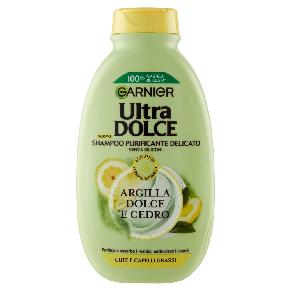 Garnier Ultra Dolce Shampoo Argilla Dolce e Cedro Ml.250