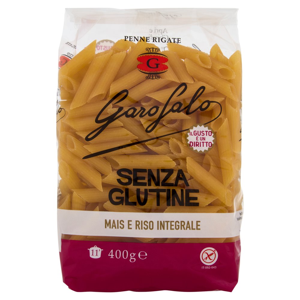 Garofalo Senza Glutine Penne Rigate Gr.400