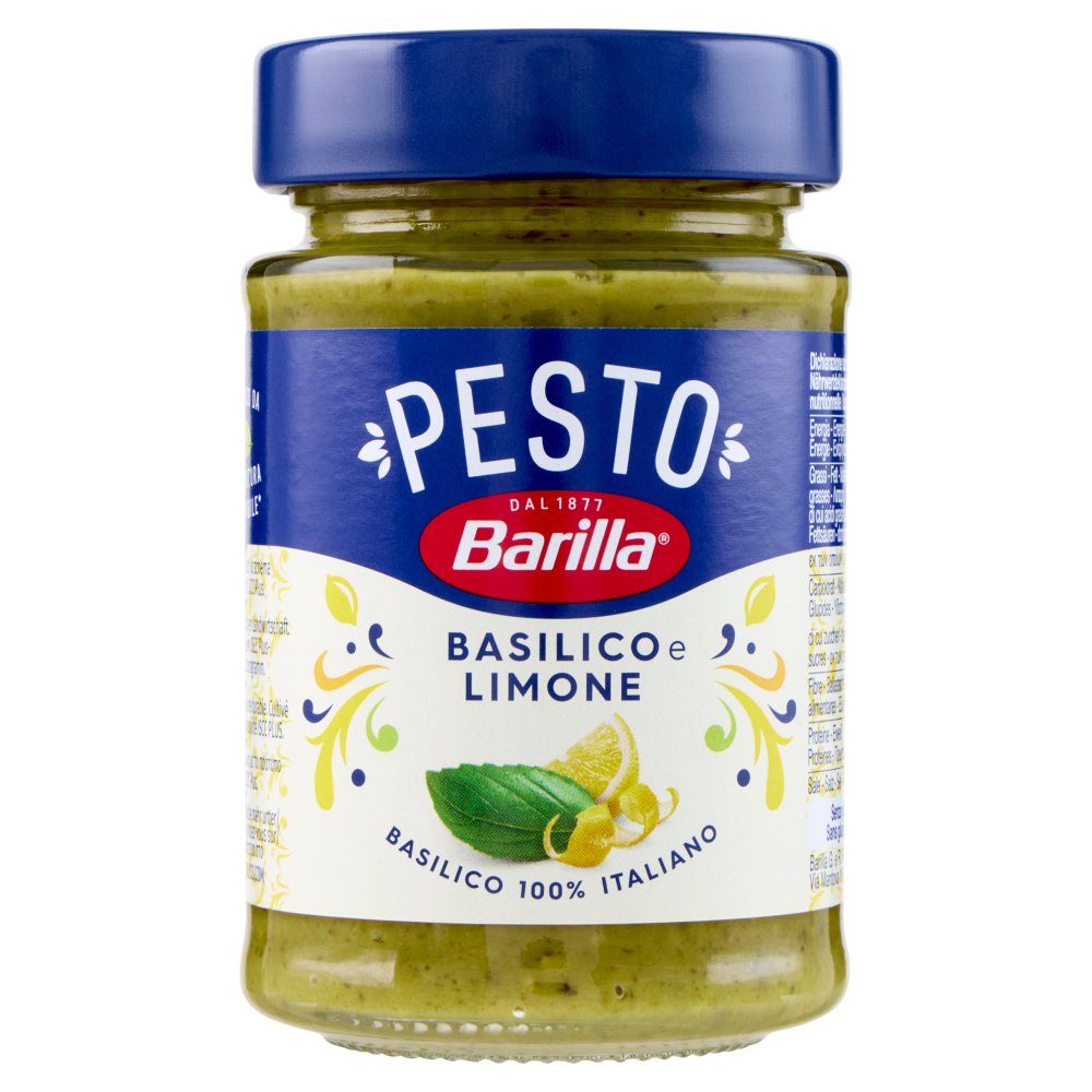 Barilla Pesto Basilico e Limone Gr.190