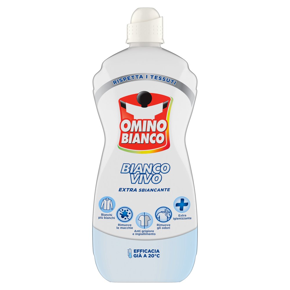 Omino Bianco Sbiancante Bianco Vivo Liquido Ml.900