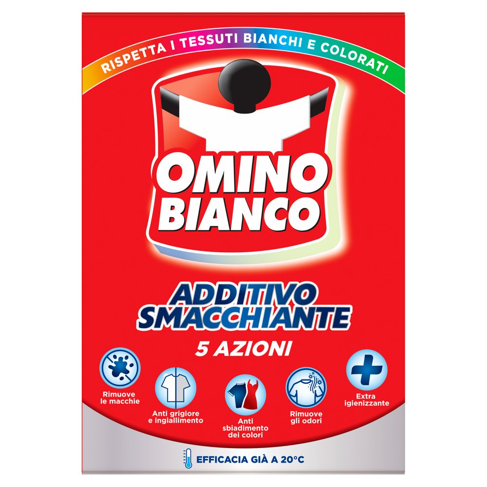 Omino Bianco Additivo Smacchiante in Polvere Gr.500