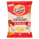 Cipster The Original Chips di Lenticchie Rosse alla Paprika  Dolce Gr.80