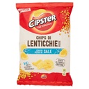 Cipster The Original Chips di Lenticchie Rosse al Sale Gr.80