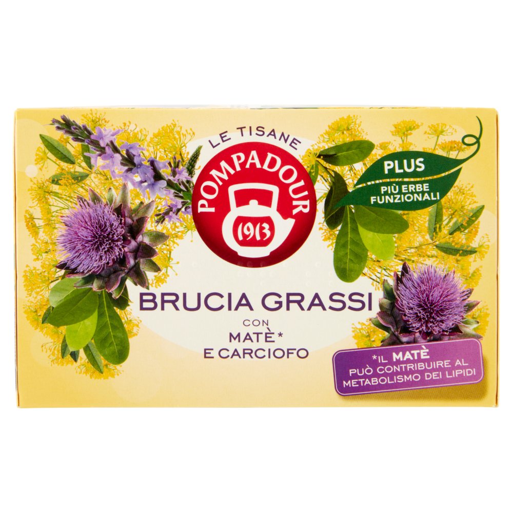 Pompadour Tisana Brucia Grassi 18 Filtri