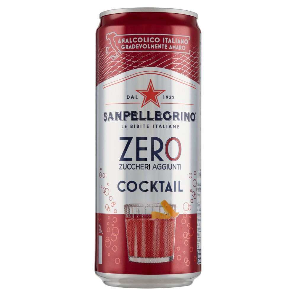 Sanpellegrino Cocktail Zero Lattina Cl.33