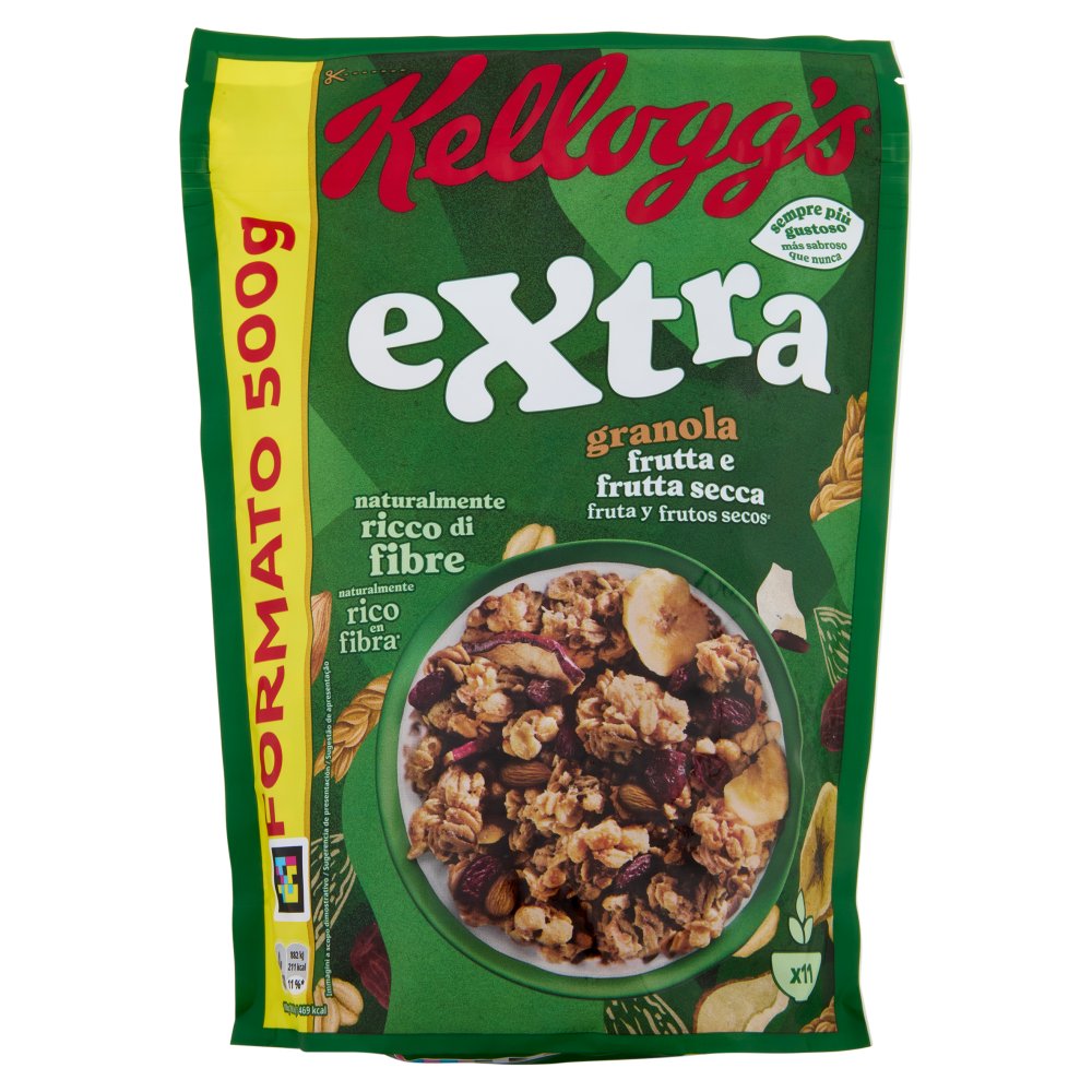 Kellogg's Extra Frutta e Frutta Secca Gr.500
