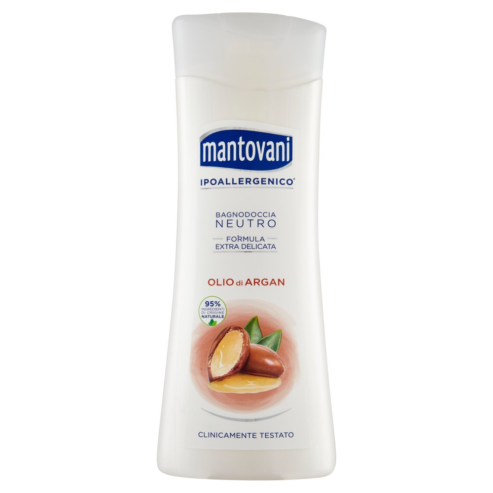 Mantovani Bagnodoccia Neutro Formula Extra Delicata Olio di Argan Ml.400