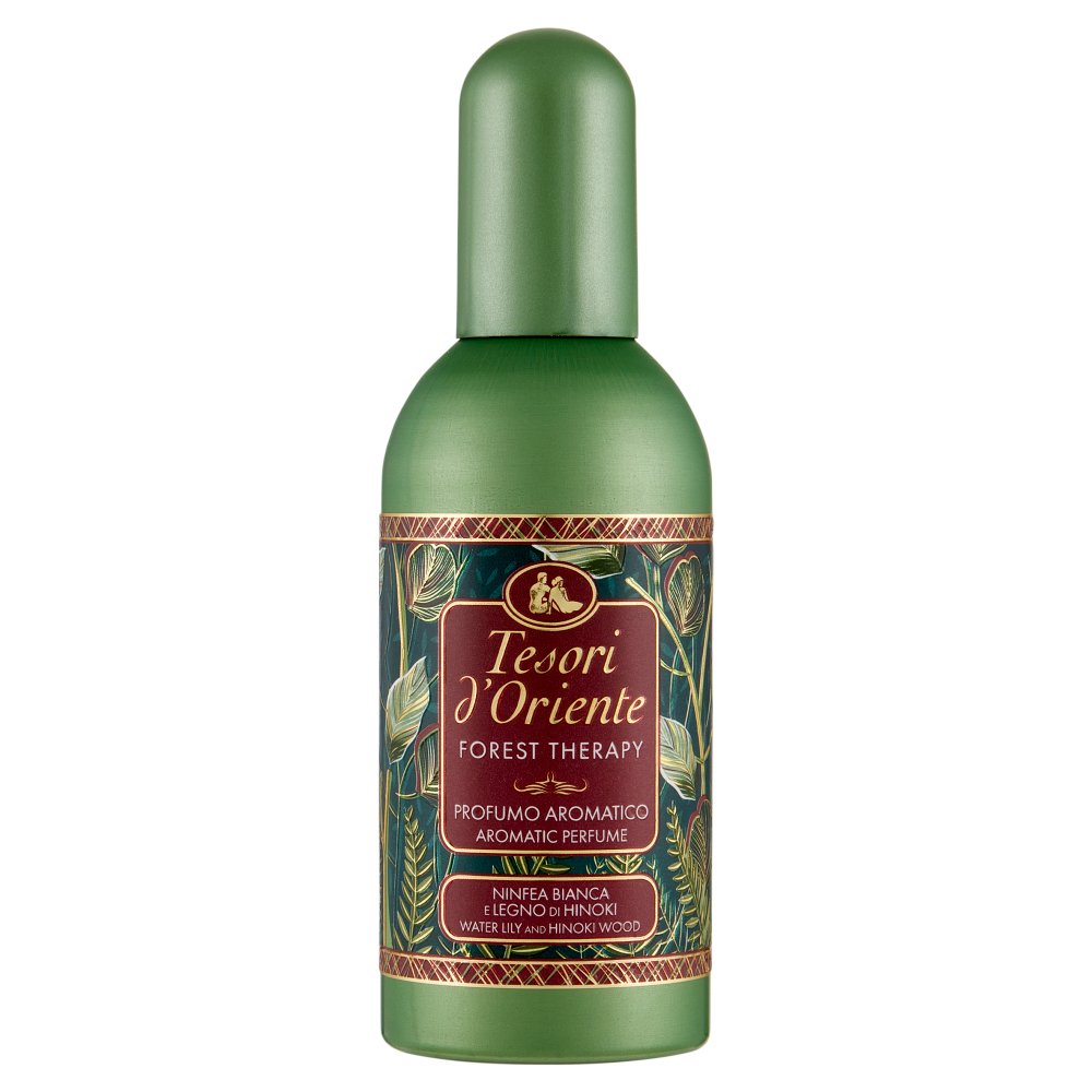 Tesori d'Oriente Profumo Aromatico Forest Therapy Ninfea Bianca e Legno di Hinoki Ml.100