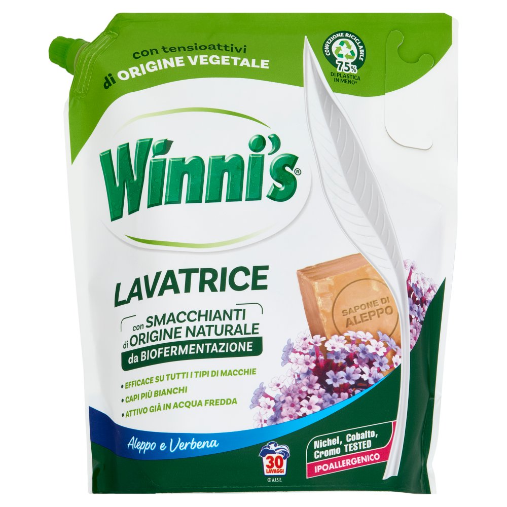 Winni's Lavatrice Ecoricarica Aleppo E Verbena 30 Lavaggi Ml.1350