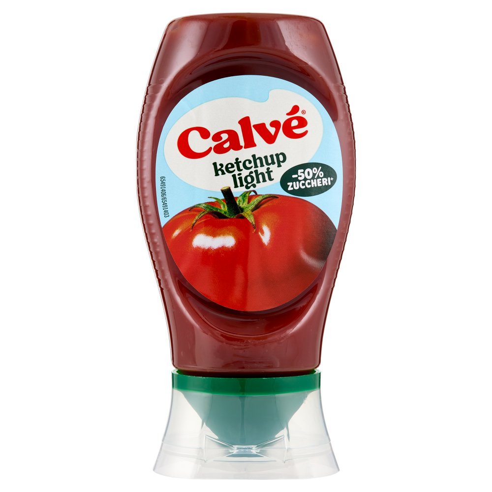 Calvé Ketchup -50 % di Zuccheri Top Down Ml.250