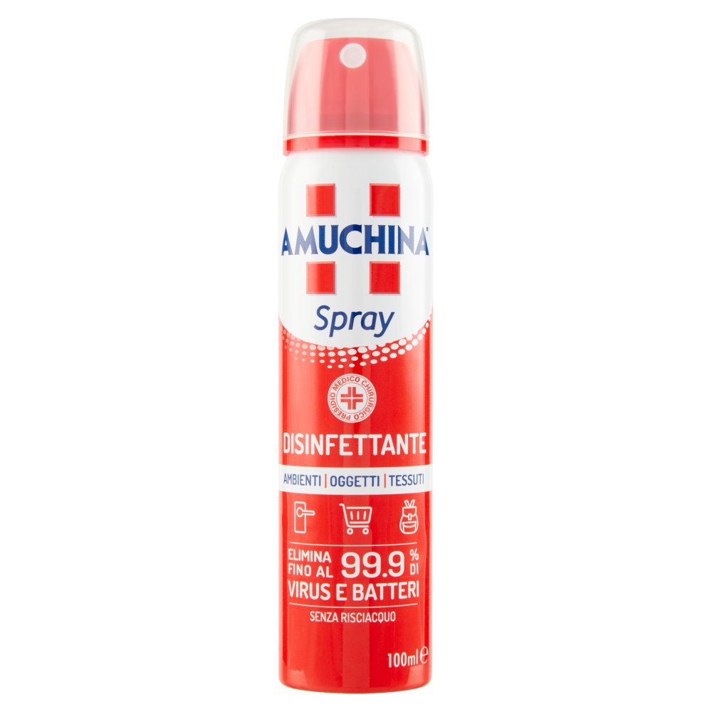 Amuchina Spray Disinfettante per Ambienti e Oggetti Ml.100
