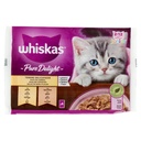 Whiskas Junior Pure Delight Tenere Delicatezze in Gelatina con Pollo e Tacchino Pz.4 Gr.85
