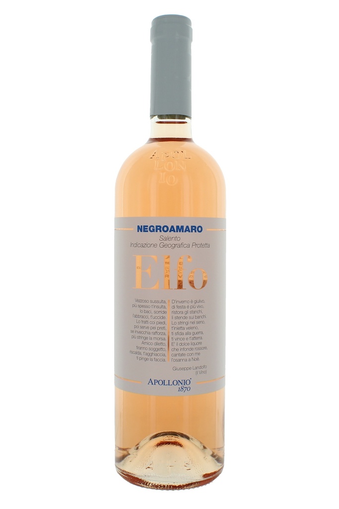 Apollonio Elfo Negroamaro Rosato Salento IGT