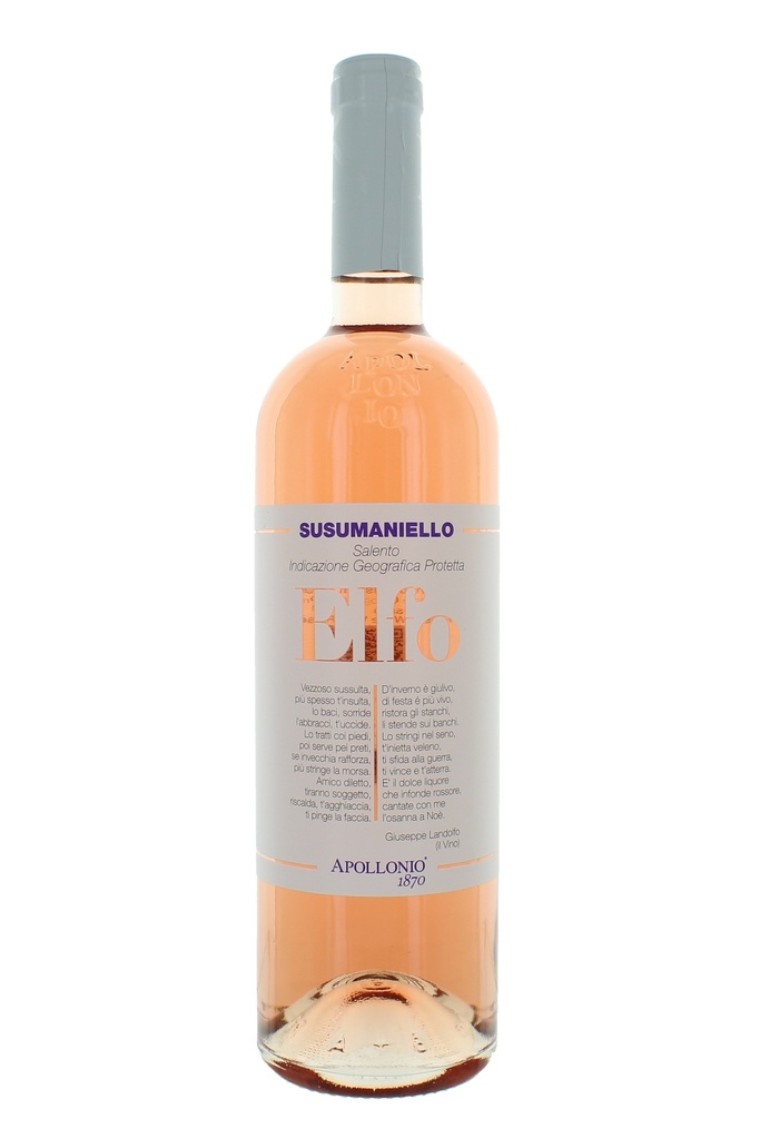 Apollonio Elfo Susumaniello Rosato Salento IGT