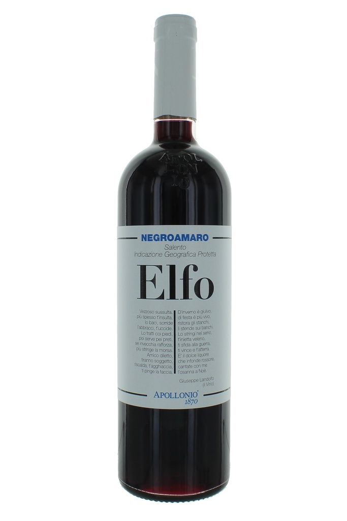 Apollonio Elfo Negroamaro Rosso Salento IGT