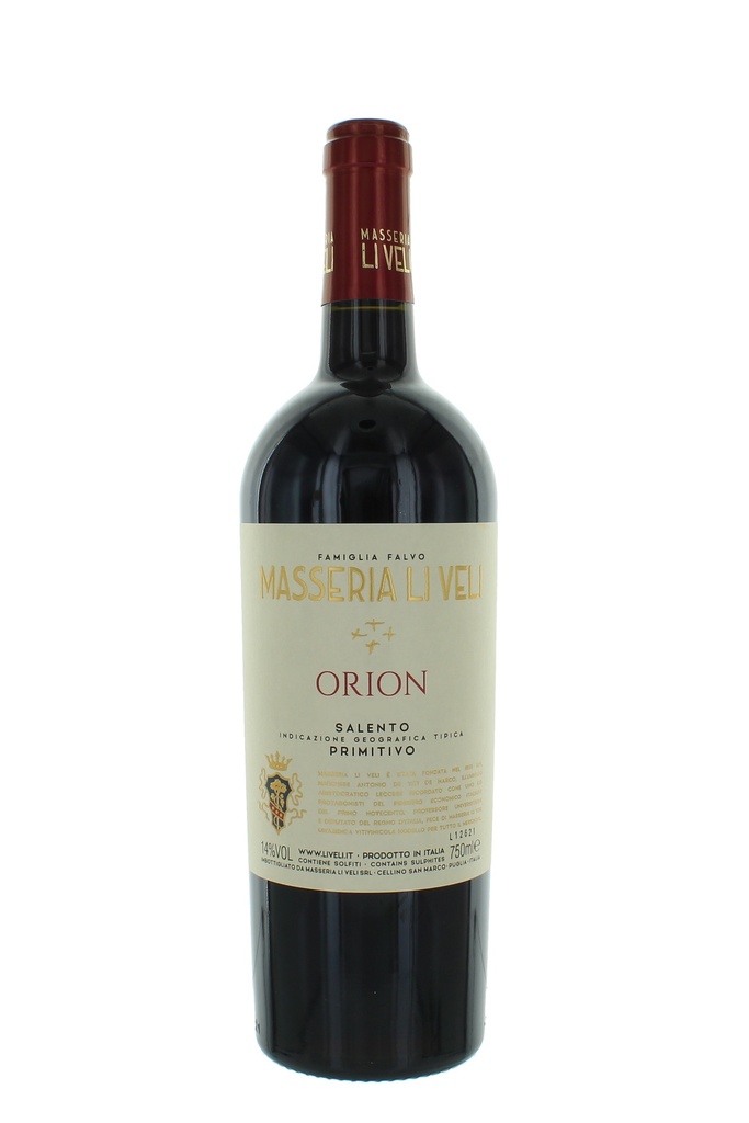 Masseria Li Veli Orion Primitivo Salento IGT