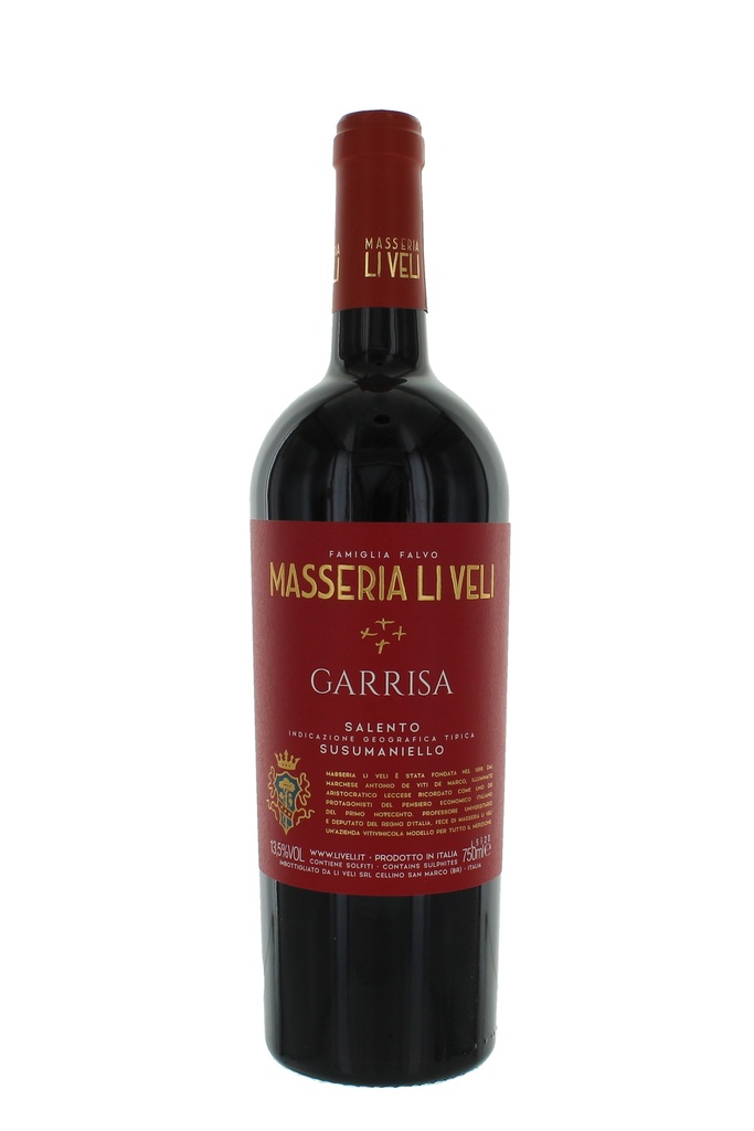 Masseria Li Veli Garrisa Susumaniello Salento IGT
