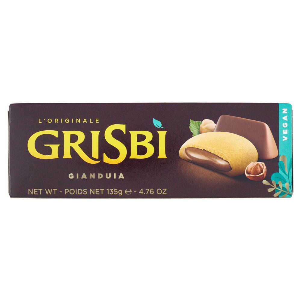 Grisbì Biscotti Vegan Gianduia Gr.135