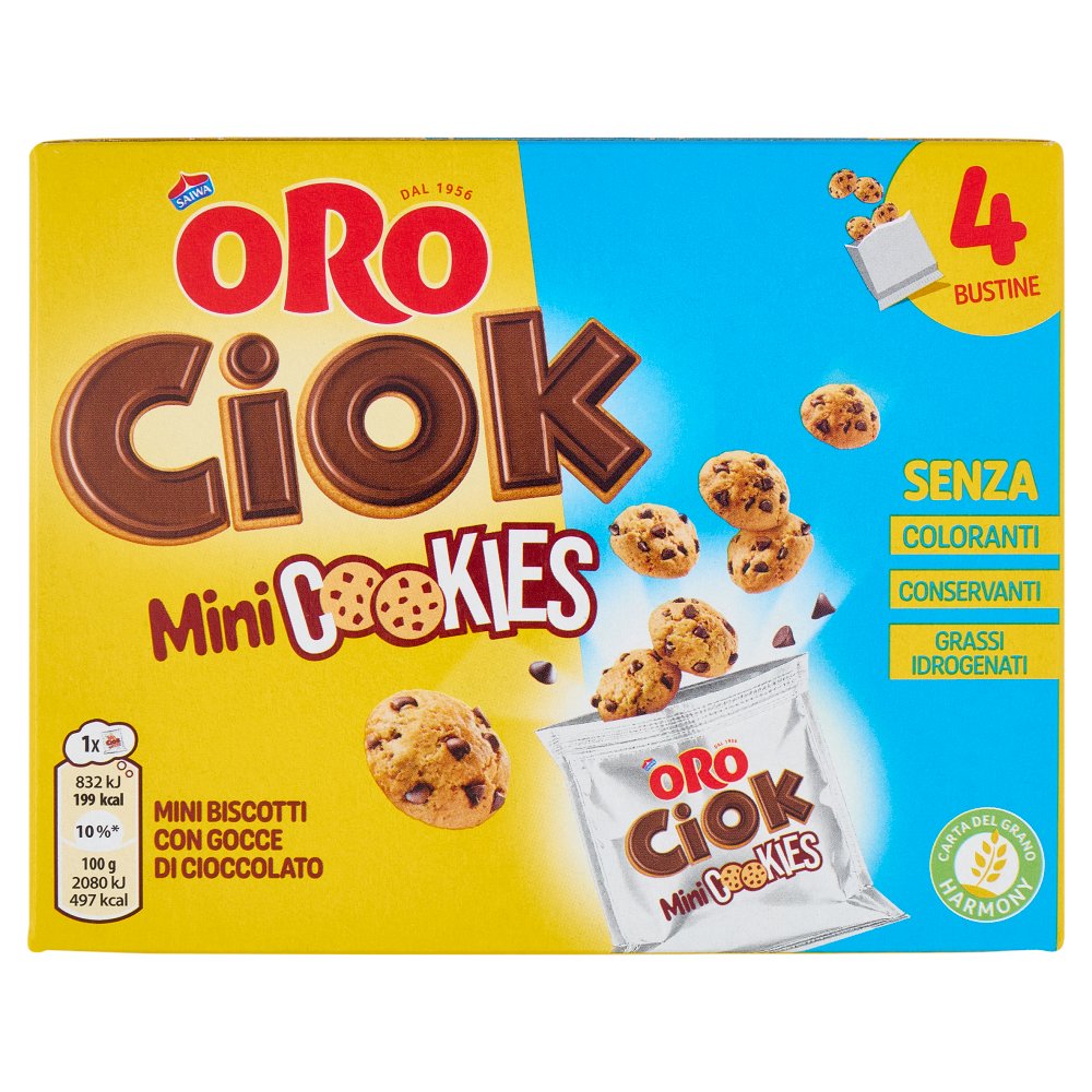 Oro Saiwa Mini Cookies Pz.4 Gr.160