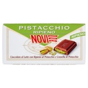 Novi Tavoletta di Cioccolato al Latte con Ripieno al Pistacchio e Granella di Pistacchio Gr.105