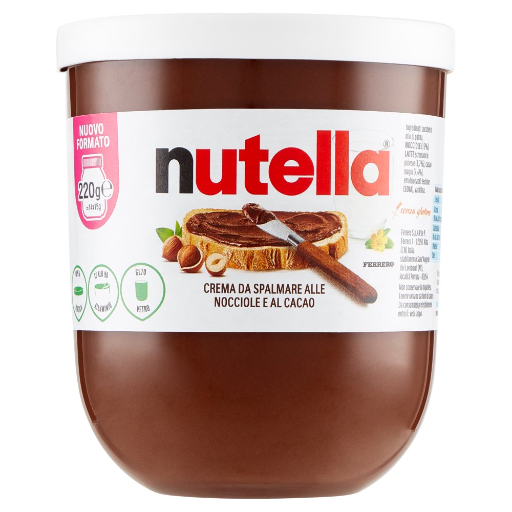 Ferrero Nutella Vasetto Gr.220