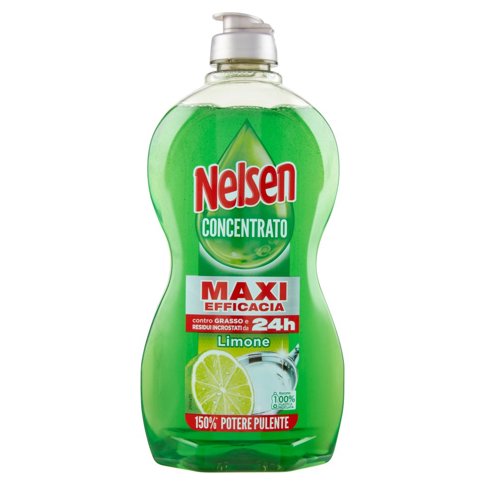 Nelsen Detersivo Piatti Concentrato al Limone Ml.450