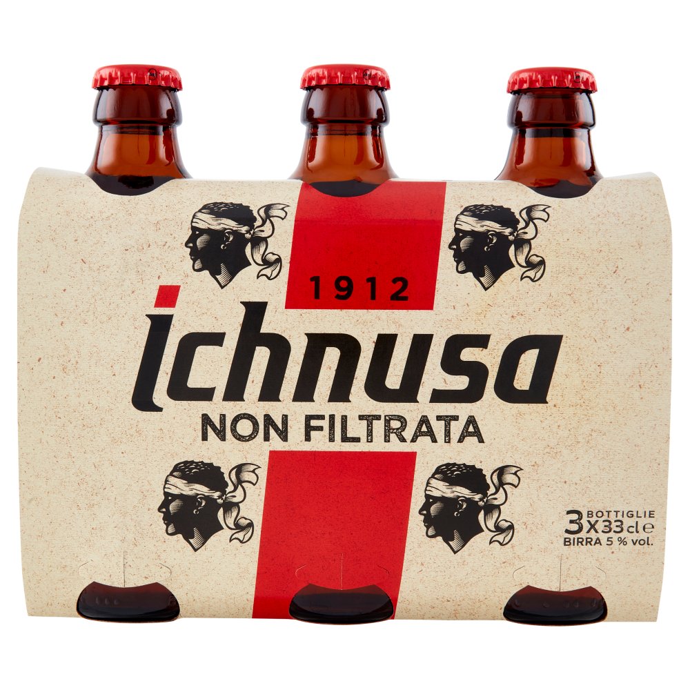 Ichnusa Birra non Filtrata Cl.33X3 Vol.5°