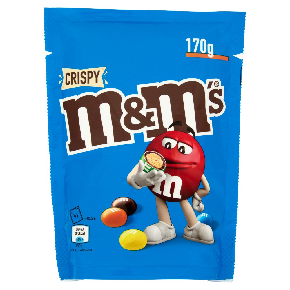 M&M's Crispy Confetti al Cioccolato con Riso Soffiato Gr.170