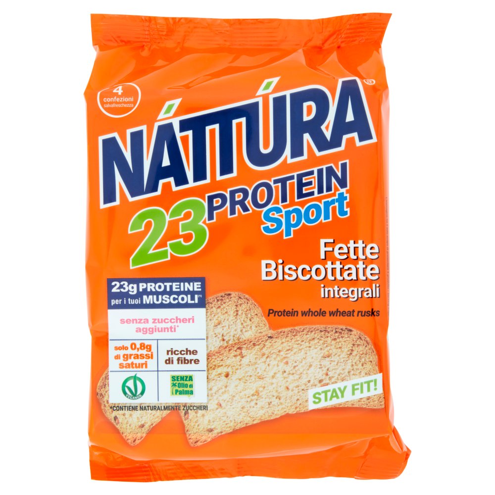 Náttúra 23 Protein Sport Fette Biscottate Integrali Gr.120