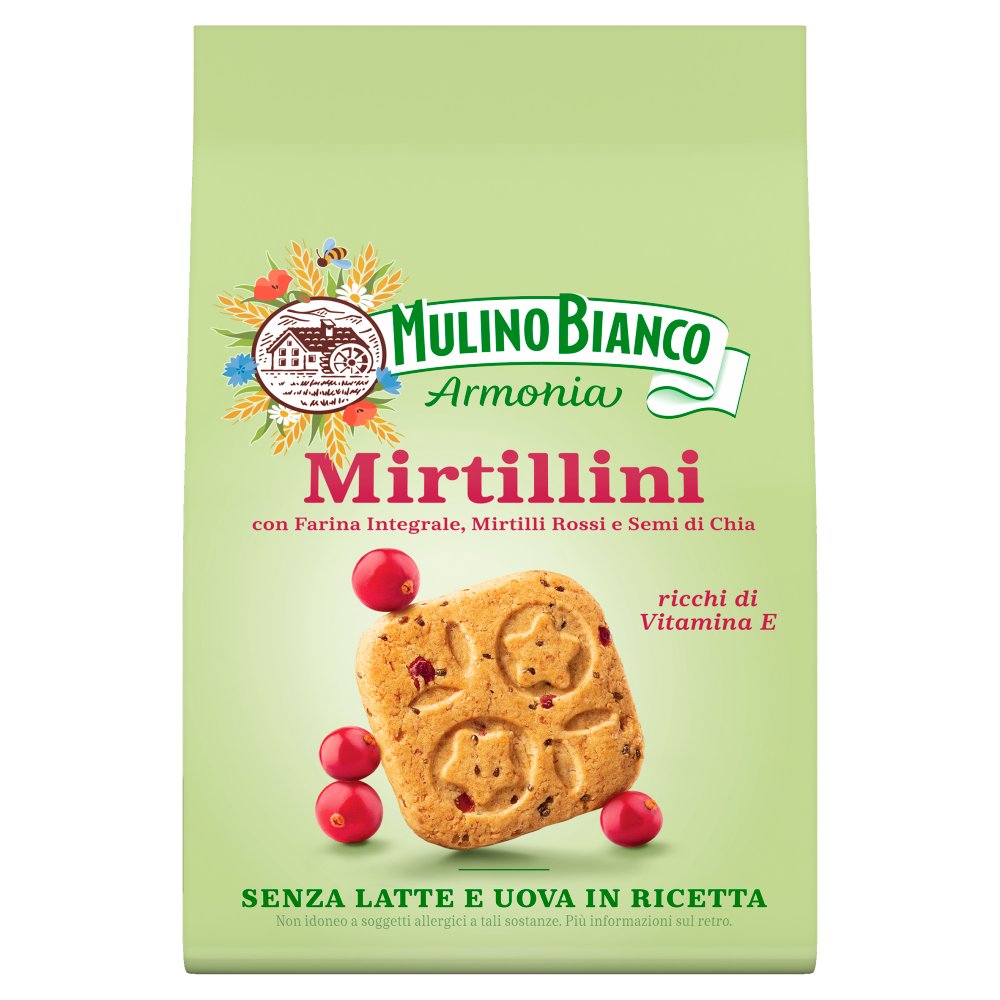 Mulino Bianco Biscotti Mirtillini Gr.270