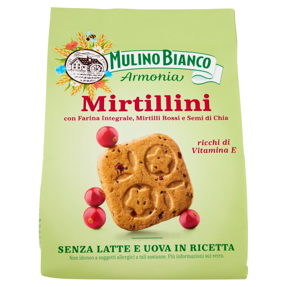 Mulino Bianco Biscotti Mirtillini Gr.270