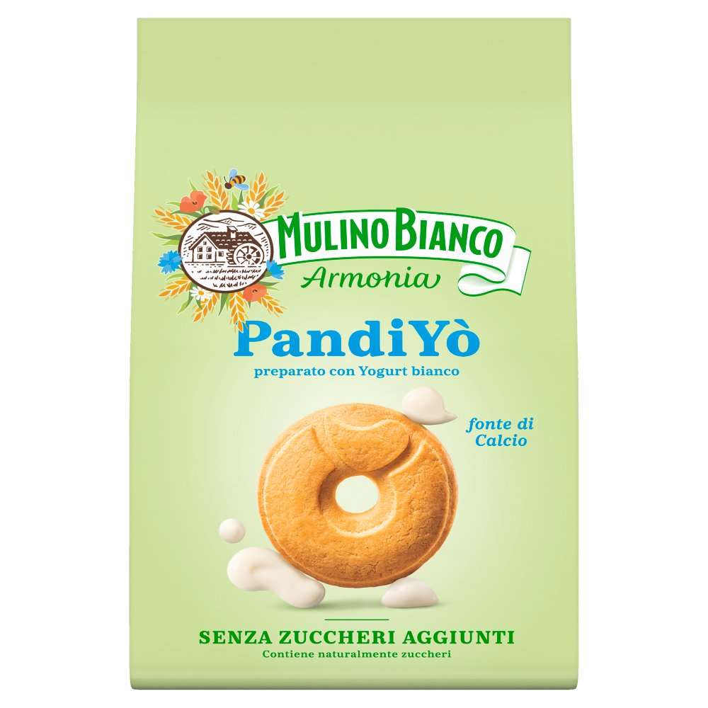 Mulino Bianco Biscotti PandiYò con Yogurt Bianco Gr.270