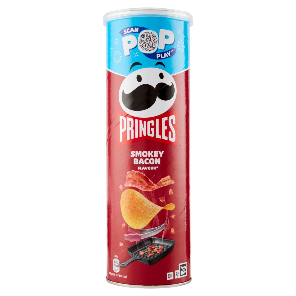 Pringles Smokey Bacon Flavour Gr.175