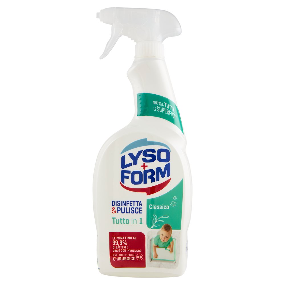 Lysoform Disinfetta e Pulisce Spray Tutto in 1 Classico Ml.700