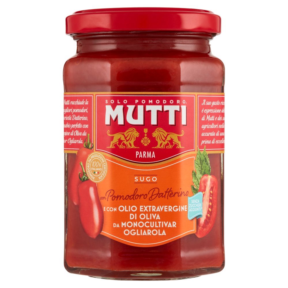 MUTTI SUGO POMODORO DATTERINO E OLIO