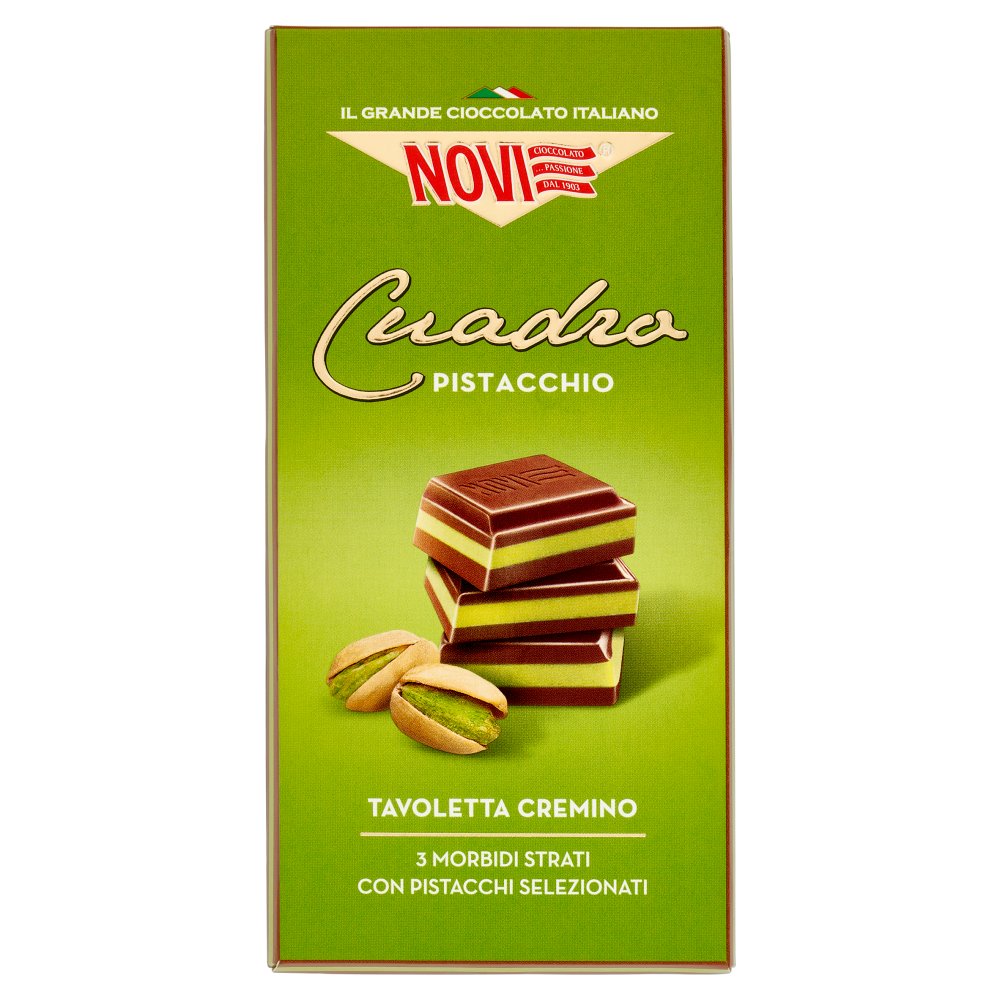 Novi Tavoletta Cremino Cuadro al Pistacchio Gr.110