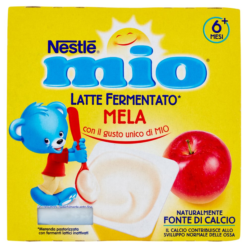 Nestlè Mio Merenda al Latte e Mela Pz.4 Gr.100
