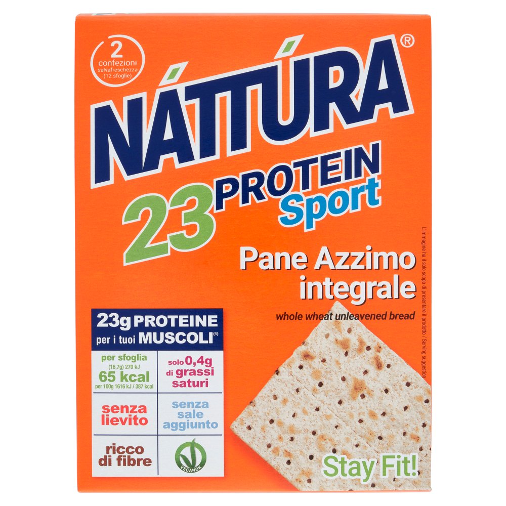 Nattùra Pane Azzimo Protein Sport Gr.200