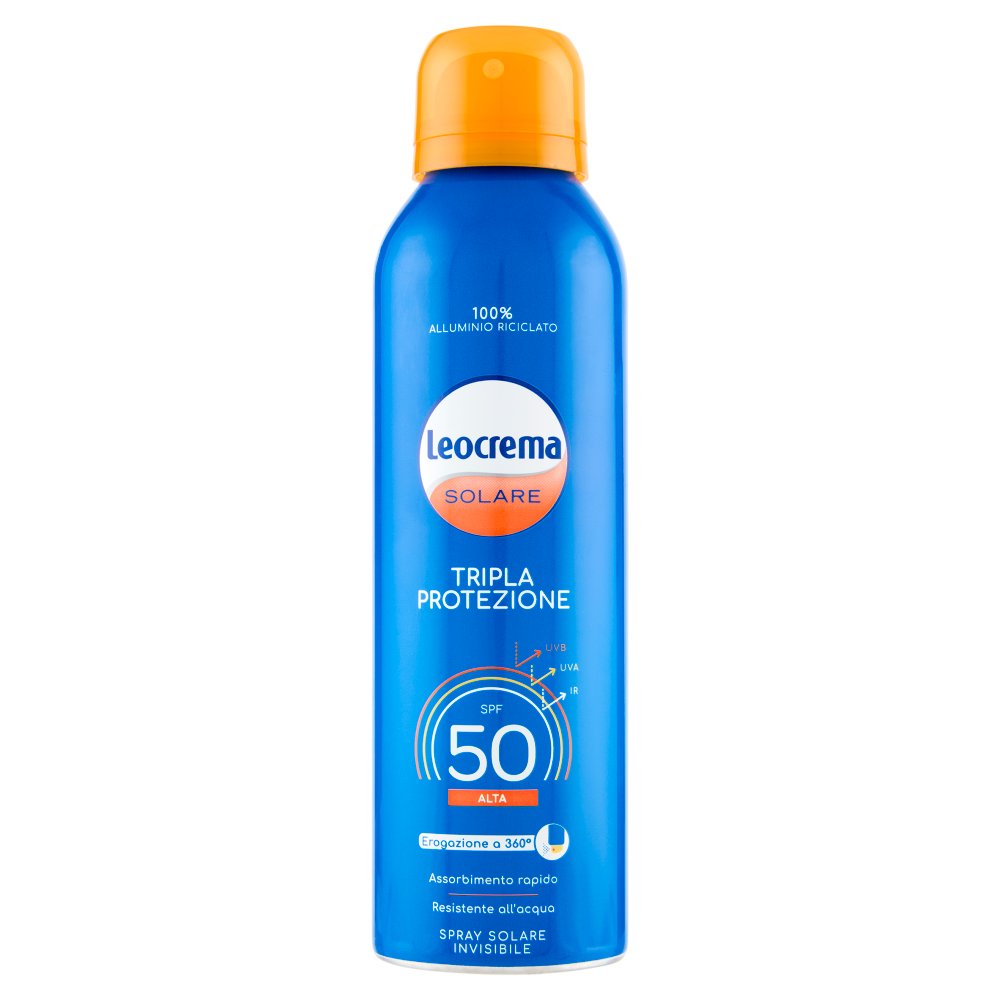 Leocrema Latte Solare Idratante Tripla Protezione Spf 50 Ml.200