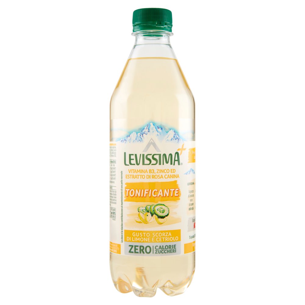 Levissima Acqua Tonificante con di Scorza di Limone e Cetriolo Cl.50