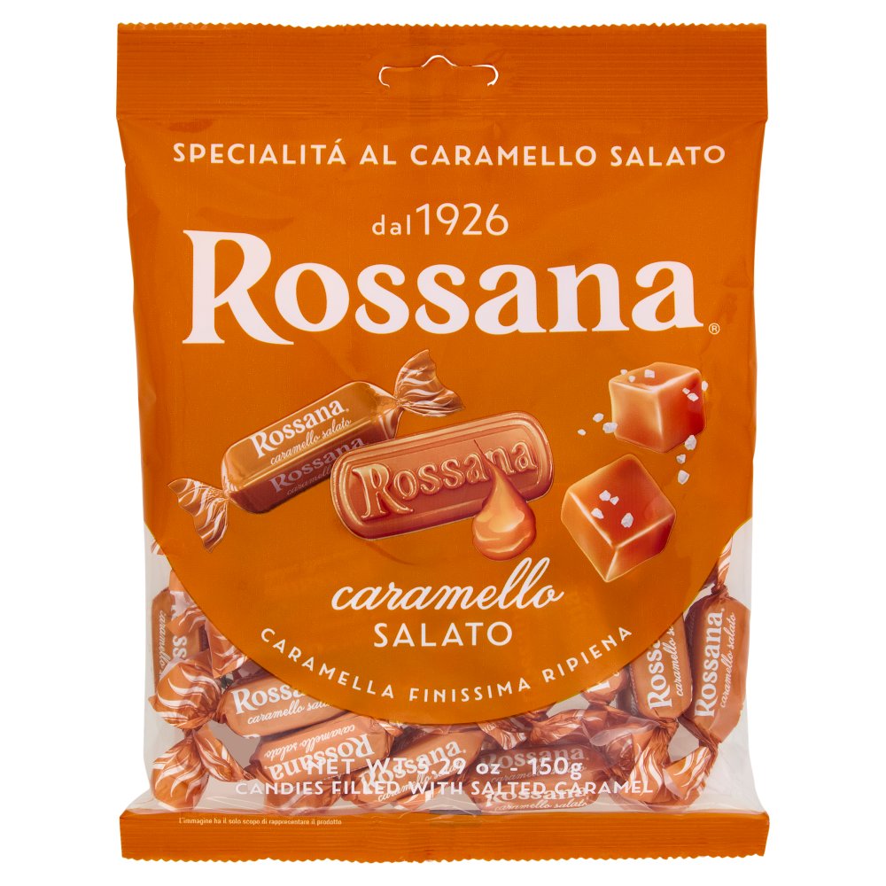 Rossana Caramelle in Busta al Caramello Salato Gr.150