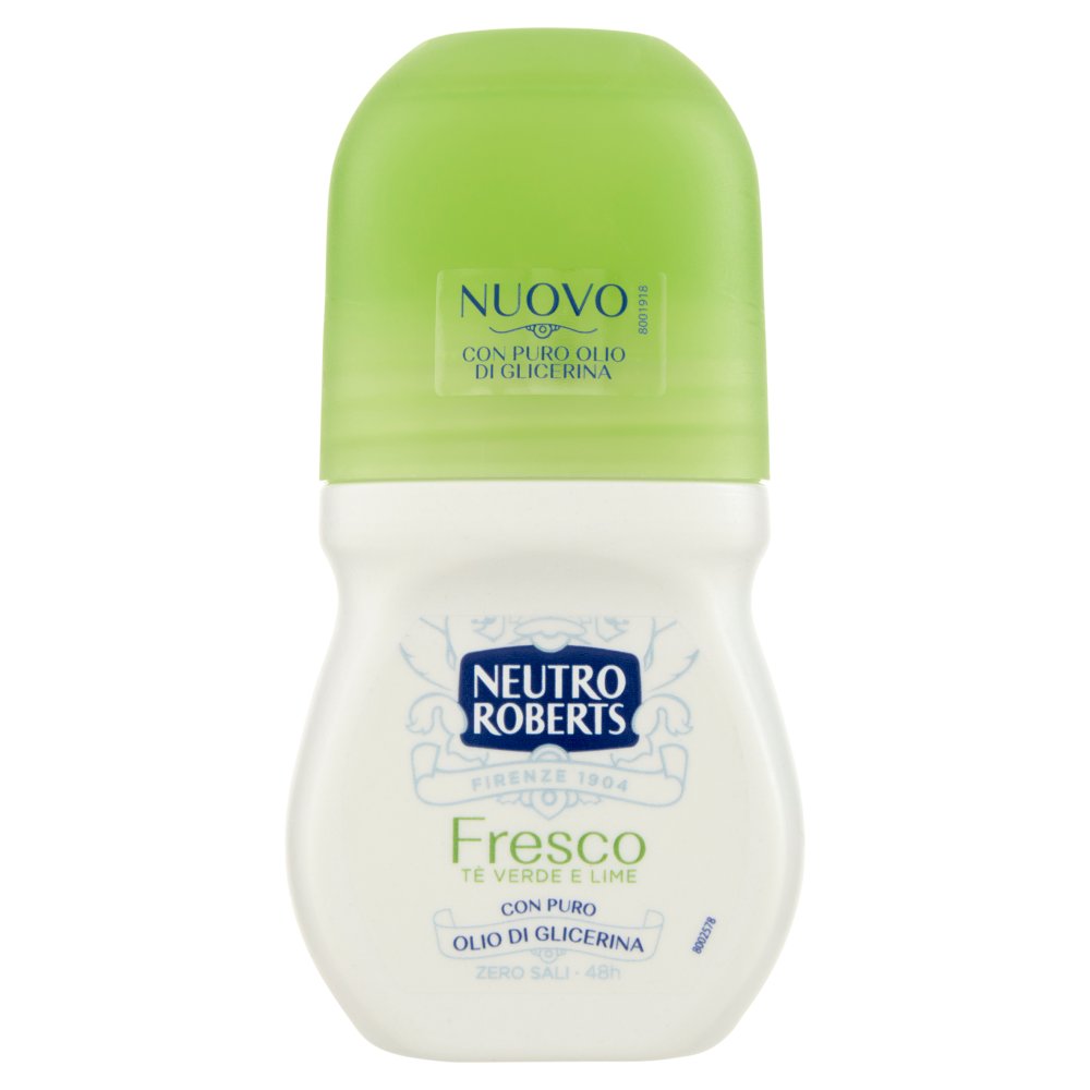 Neutro Roberts Deodorante Roll On Fresco Tè Verde e Lime Ml.50