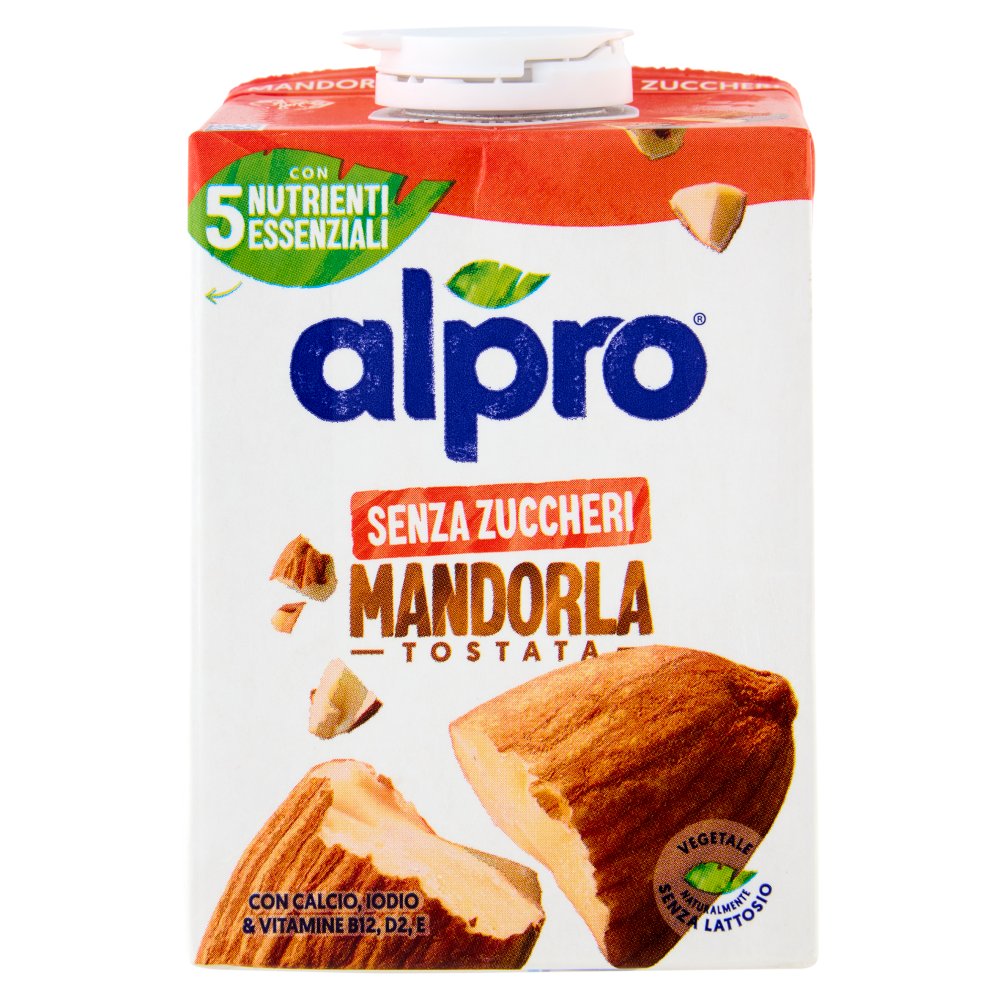 Alpro Bevanda alla Mandorla 100% Vegetale con Vitamine Ml.500