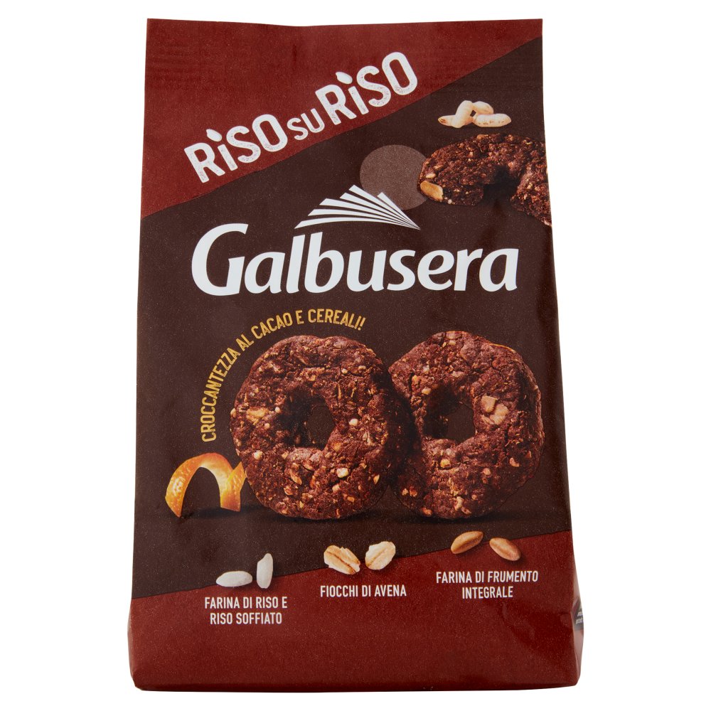 Galbusera Riso su Riso Croccantezza al Cacao e Cereali Gr.290