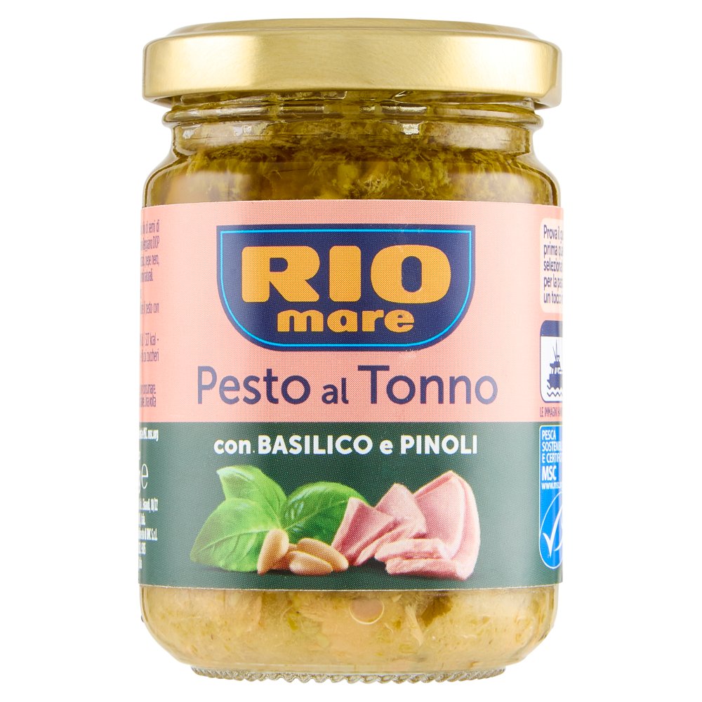 Rio Mare Pesto al Tonno con Basilico e Pinoli Gr.130